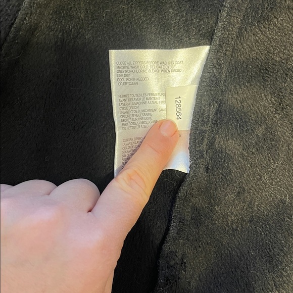 Michael Kors Black Trench Coat with Belt - Picture 6 of 7